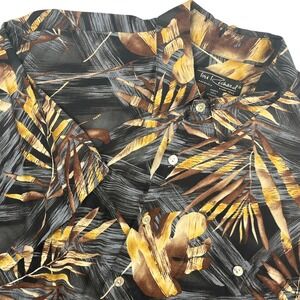 Vintage Tori Richard Hawaii Men's Aloha Shirt Viscose Tropical Leaf Print Size L